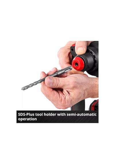 Einhell Professional Akülü Kırıcı Delici TP-HD 18/22 D Li BL-Solo 4514277, Kömürsüz, 2,3 J, SDS-plus, çanta, akü hariç