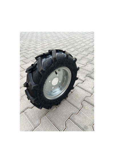 4.00/8 Çapa Makinesi Lastiği Set / Römork Ve Patpat Lastiği / Jant+lastik+iç Lastik