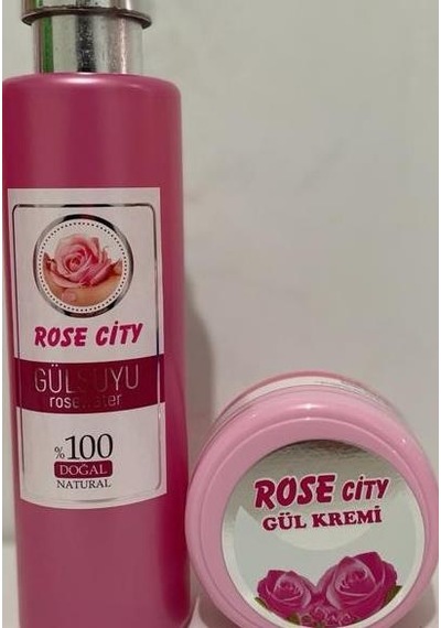 RoseCity 380ML Gülsuyu Alana 135ML Gül Krem Hediye