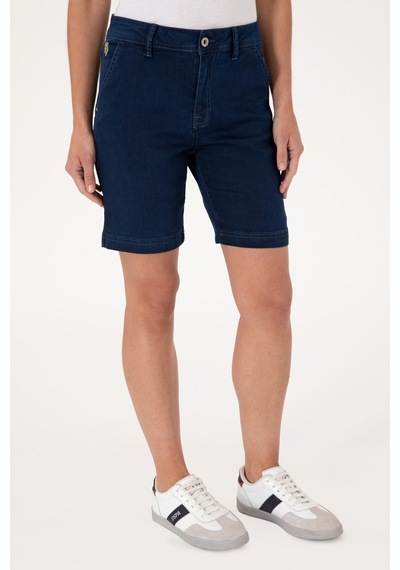 U.s. Polo Assn. Kadın Mavi Şort Jean 50305600-dn0022 Mıd Blue U.s. Polo Assn. Kadın Mavi Şort Jean 50305600-dn0022 Mıd Blue