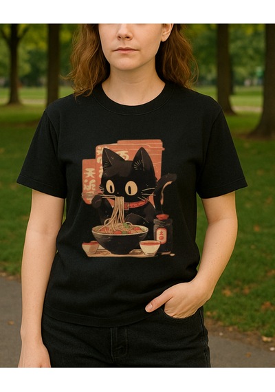 Hugo Boss Observe Baskılı T-shirt Siyah