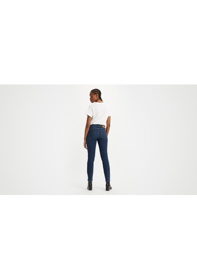 Levi's Rise Straight Kadın Jean Pantolon - Blue Swell-1595 Dark İndigo - Worn İn