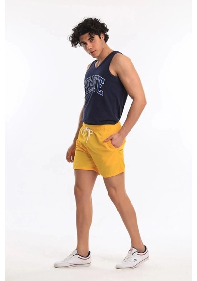 Superfly Swimshort Erkek Sarı Şort 21678-22 Siyah