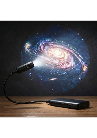 Powermaster Pm-29073 Usb Oda Uzay Atmosfer Aydınlatma Projeksiyon Lambası Çocuk Oda Gece Lambası Diğer
