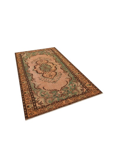 Gerçek El Dokuma Eskitme Vintage Halı 160 X 275 Cm 8413