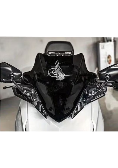 Osmanlı Tuğrası Sticker - Araba Oto Motosiklet Karavan Cam Sticker - 00060 60x47 Cm