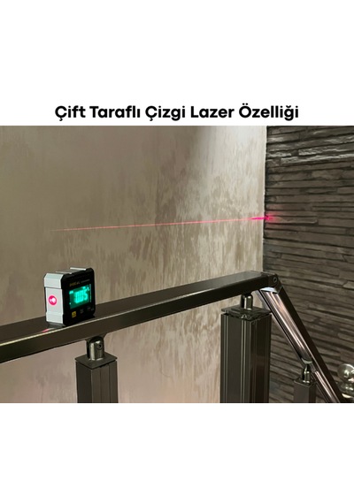 Loyka 5521 Dijital Eğim Ölçer Mıknatıslı Çift Çizgi Lazerli