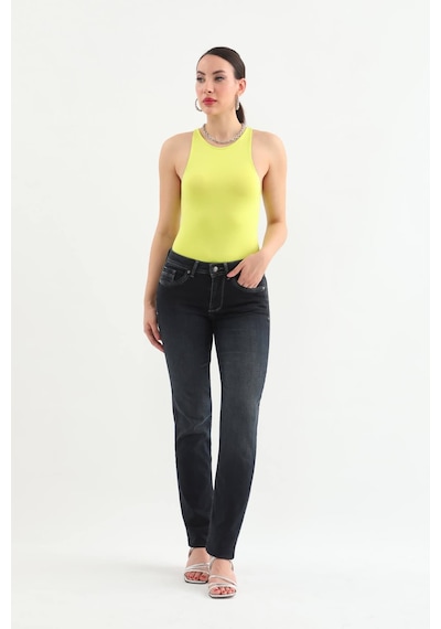 Banny Jeans Kadın Likralı Straight Jean Pantolon Lacivert 001 Lacivert 32