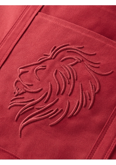Gsstore Galatasaray Aslan Logolu Gabardin Bez Torba Çanta 48 38cm U251333 Bordo