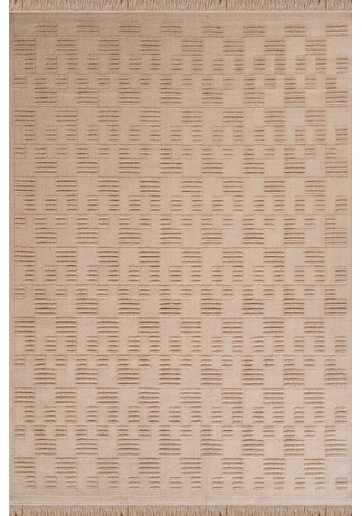 Natura 6664 %100 Doğal Jüt Kilim Bej Renkli Yumuşak Dokulu Şık Tasarımlı Kilim Modern Dokuma Kilim Bej