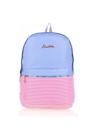 Kaukko Soft Floral Sırt Çantası Mavi K1494