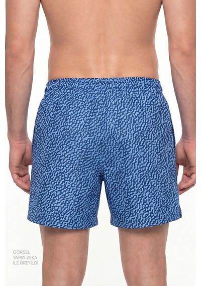 Penti Erkek Mavi Navy Coral Deniz Şortu Blue