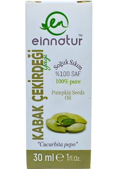 Einnatur Kabak Çekirdeği Yağı %100 Saf Soğuk Sıkım 30 ML