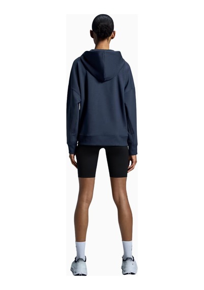 On Relaxed Hoodie Lumos Kadın Kapüşonlu Sweatshirt Lacivert