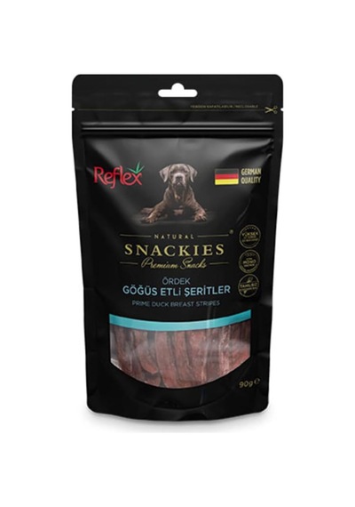 Reflex Snackies Ördek Göğüs Şeritleri Kurutulmuş Et Köpek Ödülü 90gr