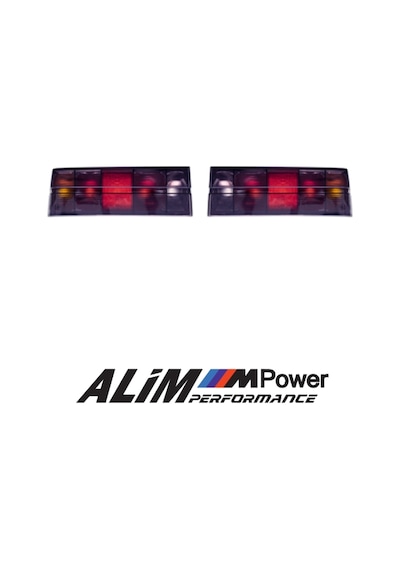 Bmw 3 Serisi E30 Mhw Siyah Stop Takımı Mor Detaylı, Sağ + Sol Set, Sıfır