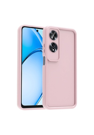 Lexroo Oppo A60 Kamera Korumalı Ananas Kılıf - Pembe