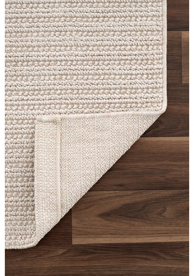 Retro Plain Krem Düz Dokuma Halı A3190a Krem