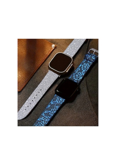 Mey İthalat Watch 42mm Creeper Desenli Kordon - Siyah Diğer
