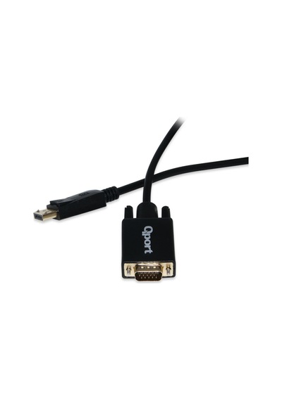 Qport Q-Dpv DisplayportM To VgaM 1.8Mt Çevirici Kablo
