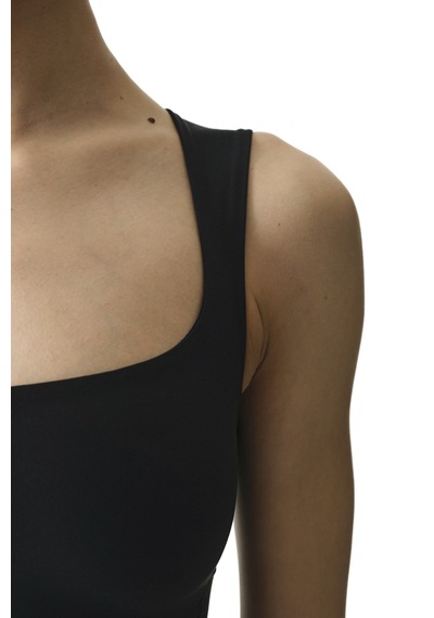 Penti Siyah U Yaka Yumuşak Dokulu Bodysuit