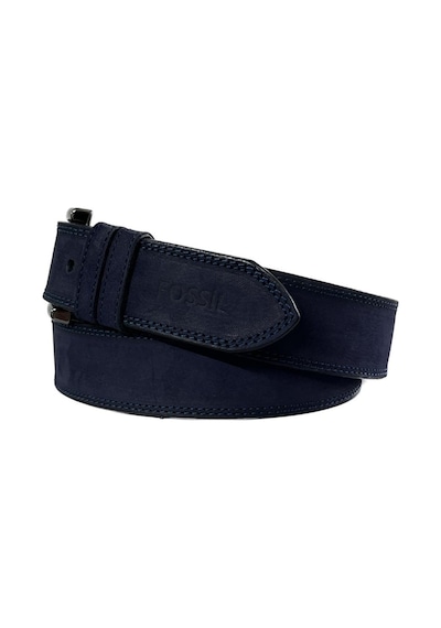 Fossil Lacivert Rengi Hakiki Deri 4 Cm Erkek Kemeri -115 Cm Lacivert