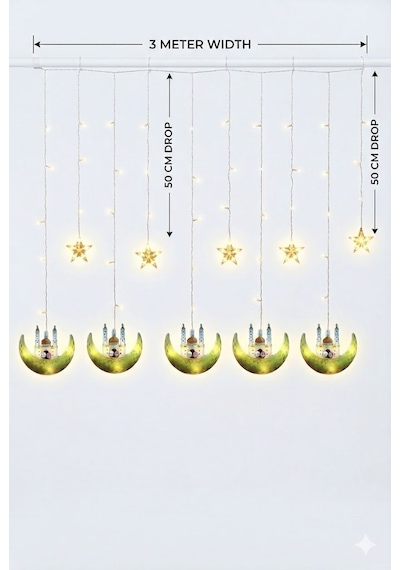 Ramazan Perde Led Işık 3 Metre
