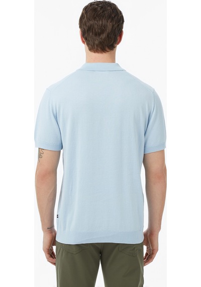 Nautica Erkek Mavi Regular Fit Kısa Kollu Triko Düz S65114t