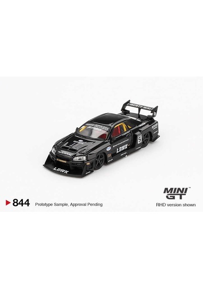 Mini Gt 1/64 844 Nissan Lb-er34 Super Silhouette Skylıne Black