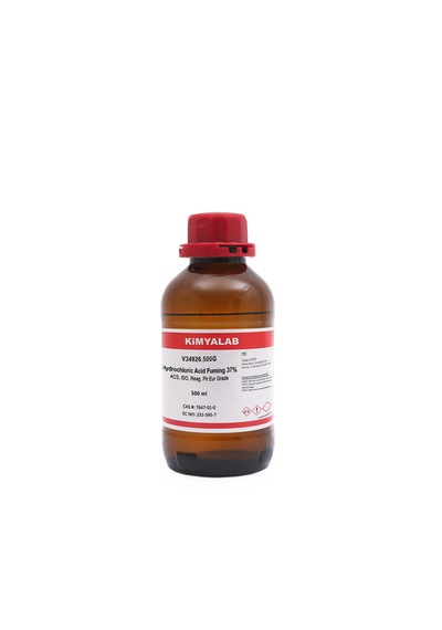 Kimyalab Hidroklorik Asit %37 Hydrochloric Acid Fuming 500 ML