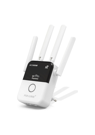 Wifi Repeater / Router / Ap Ac3800 Dual Band 5 Ghz - Siyah Beyaz Lv-ac35q