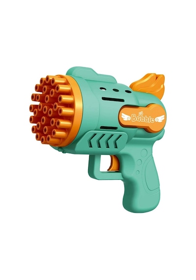 3 Adet Mavi Sarı Pembe Köpük Tabancası 29 Delikli Çoklu Köpük Atan Tabanca 6 Solisyonlu Bubbles Gun