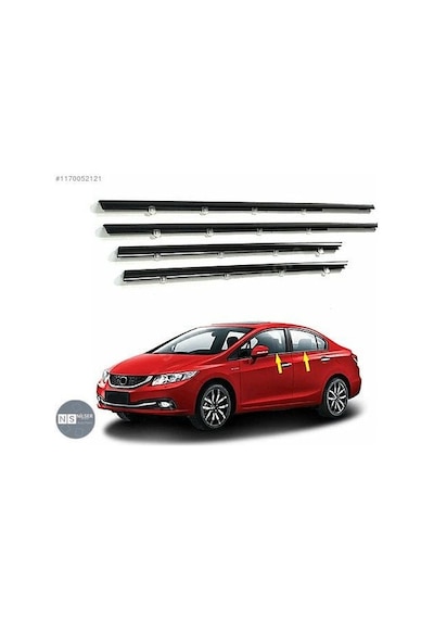 Npe Honda Civic 2012-2016 FB7 Çıta Cam Sıyırıcı Fitil Takım