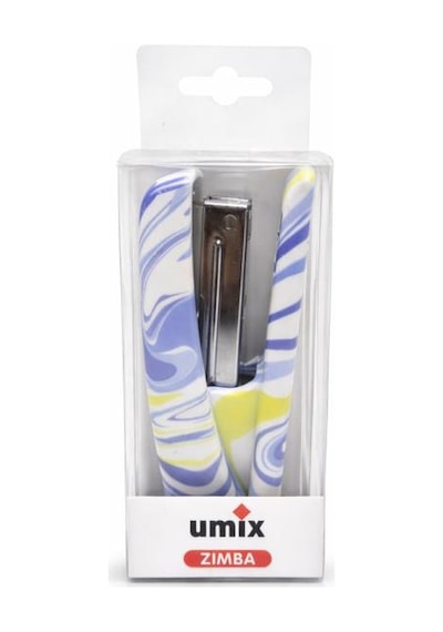 Umix Marbel Desenli Zımba Makinesi 24/6 26/6 Uyumlu Renkli Ofis & Okul Zımbası