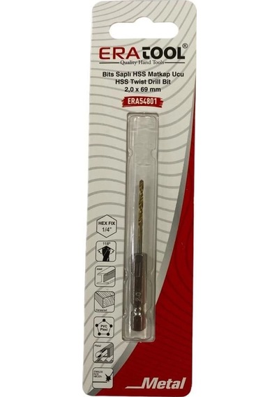 Mey İthalat Eratool 54801 Altıgen Hss Matkap Ucu 2x69 Mm
