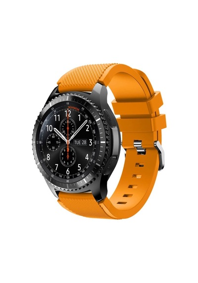 Huawei Watch Gt5 Gt4 Gt2e Gt2 Gt3 Gt3 Pro Honor Watch 2 Uyumlu Silikon Kordon Turuncu Açık