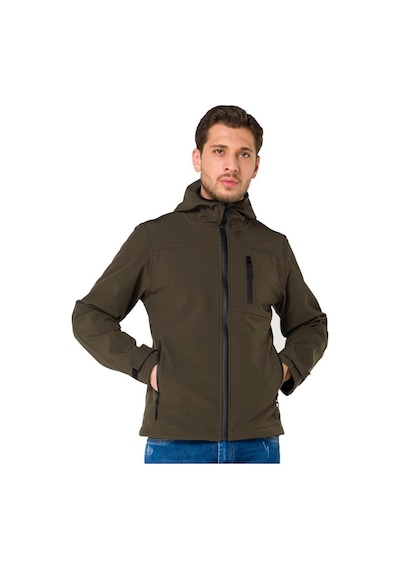 Endüstri Giyim Şensel, Softshell Mont, Haki -91E2525- Su Itici, Rüzgar Geçirmez Haki