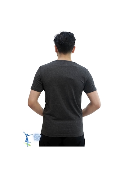 Sermoda Erkek Slim Fit V Yaka Tişört - Dar Kesim Basic Günlük T-shirt Antrasit
