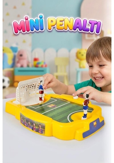 Mini Penaltı Atışı Futbol Oyun Seti Eğitici Penaltı Atışı Oyuncak Kale Ve Futbolcu Oyun Seti