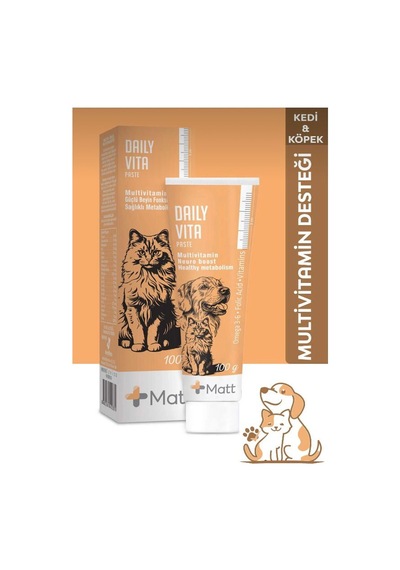 Matt Daily Vita Paste Kedi & Köpek Multivitamin Macun