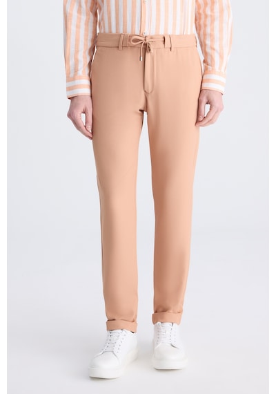 Twn Slim Fit Tarçın Armürlü Rayon Jogger Pantolon 2ec03kv723500 T30