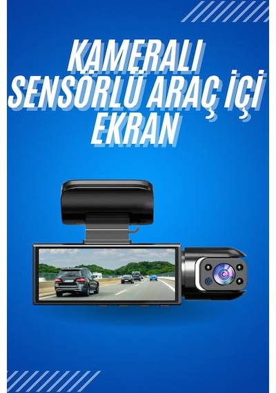Tek Araç İçi Full Hd Kamera Ön Ve Arka Kameralı Ekranlı Araç Kamerası Najmaddin