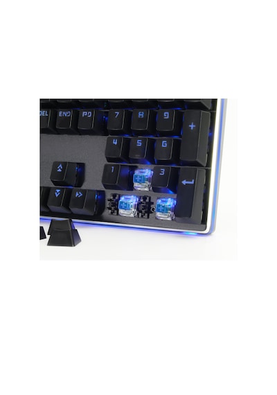 Rush Cobalt RK991 Mavi Switch RGB Manyetik Bilek Destekli RGB Mekanik Oyuncu Klavye