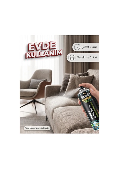 Koltuk Kumaş Su İtici Sprey 200 Ml Su Ve Leke Koruyucu - Pleco