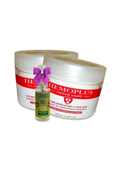 Hemoplus Bakım Kremi 100 Ml X 2 Adet + Çörek Otu Yağı 30 Ml 99371848