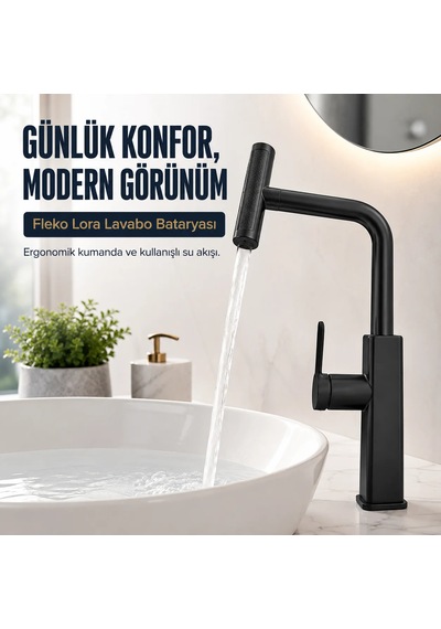 Fleko Lora Spiralli Evye Bataryası Siyah