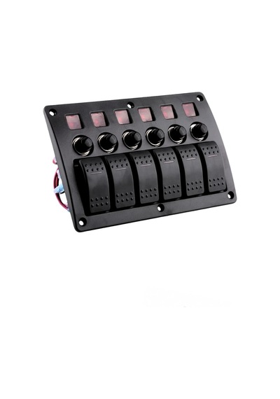 Shuıvan Bfy 6'lı Switch Panel Tam Otomatik Sigorta Paneli - Işıklı-1987