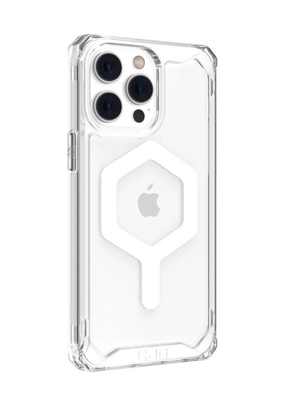 Mey İthalat Apple, Uyumlu iPhone 14 Pro Kılıf Uag Plyo Magneticsafe Silikon - Şeffaf