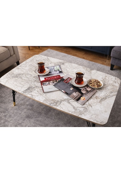 Mermer Desenli Mdf Orta Sehpa 90x60 Cm Metal Ayaklı Modern Salon Sehpası Mermer Desenli Mdf Mermer Desenli Mdf Orta Sehpa 90x60 Cm Metal Ayaklı Modern Salon Sehpası Mermer Desenli Mdf