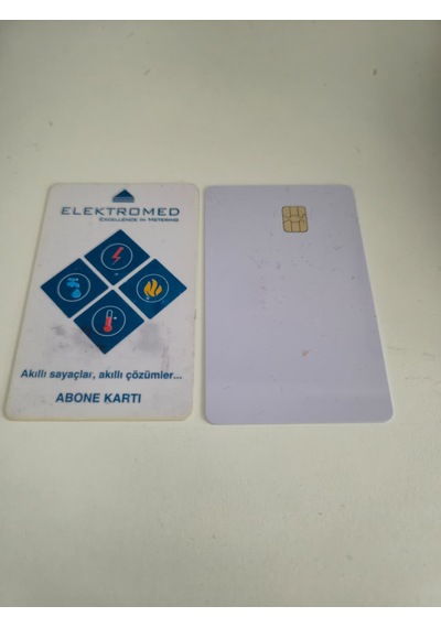 Elektromed Ön Ödemeli Kontaklı Kart Sayaç Ön Ödemeli Kontaklı Kart